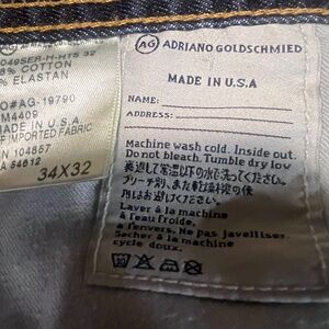 AG Adriano Goldschmied ‘The Protege’ men’s straight leg jeans